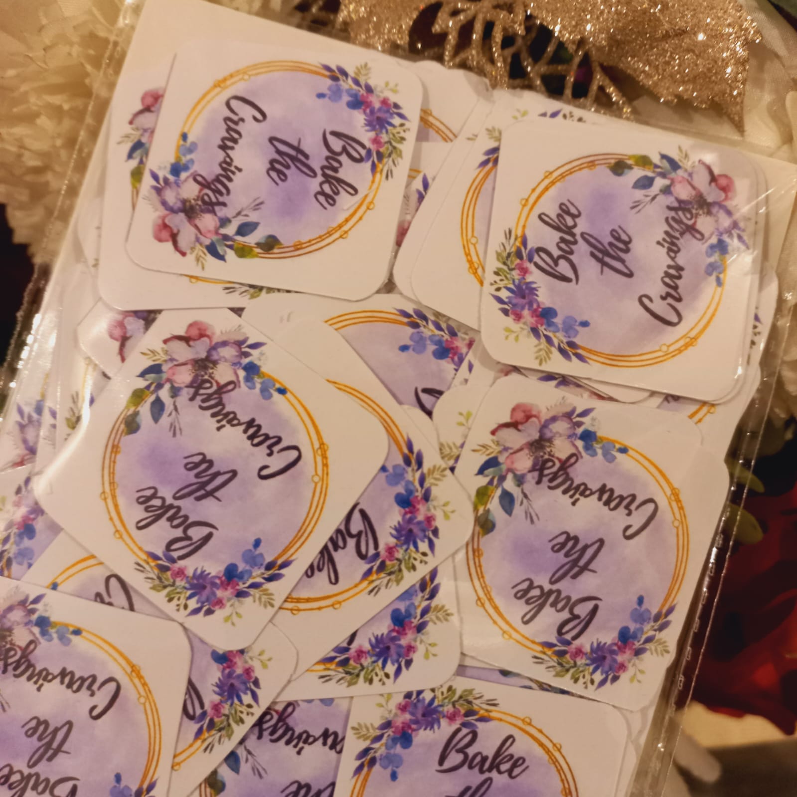 Customized Brand Logo Stickers & Tags/ Round & Square Shape Logo/