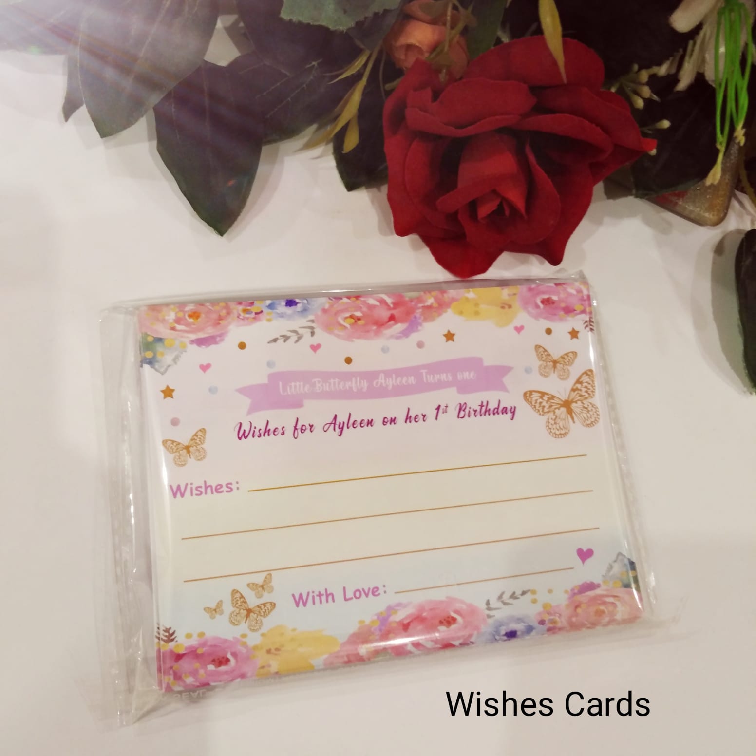 Delicate Butterfly Wishes Card