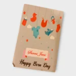 Elegant Customized  New Born Baby Cards/ Festive Greeting Cards / Gift Cards