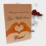 Elegant Customized  Get Well Soon Cards/ Festive Greeting Cards / Gift Cards