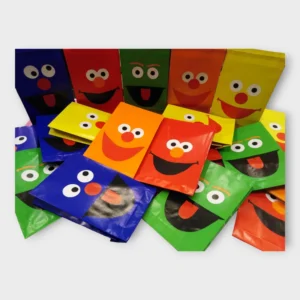 Personalized Colorful SesameTheme Goodie Bags