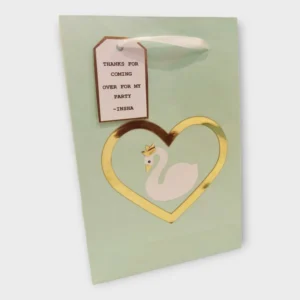 Personalized Pastel Shade Swan Theme Goodie Bags/ Goodie Boxes/Favor Boxes
