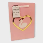Personalized Pastel Shade Swan Theme Goodie Bags/ Goodie Boxes/Favor Boxes