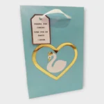 Personalized Pastel Shade Swan Theme Goodie Bags/ Goodie Boxes/Favor Boxes