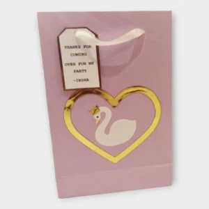 Personalized Pastel Shade Swan Theme Goodie Bags/ Goodie Boxes/Favor Boxes