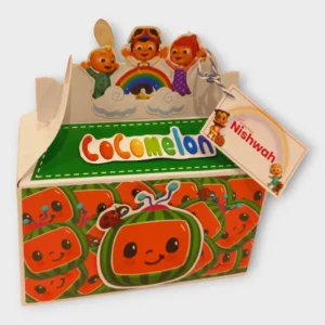 Personalized Cocomelon  Theme Goodie Bags/ Goodie Boxes/Favor Boxes