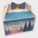 Personalized Blue Iceland Theme Goodie Bags/ Goodie Boxes/Favor Boxes