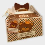 Personalized Teddy Bear Theme Goodie Bags/ Goodie Boxes/Favor Boxes
