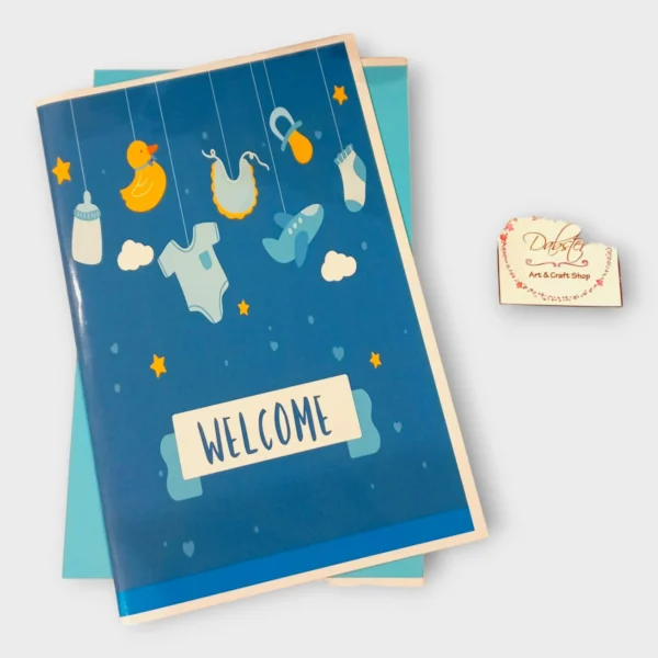 Elegant Customized  New Born Baby Cards/ Festive Greeting Cards / Gift Cards