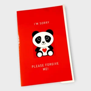 Red Apology  Cards/ Festive Greeting Cards / Gift Cards
