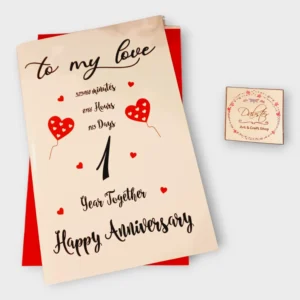 Red Anniversary Cards/ Festive Greeting Cards / Gift Cards