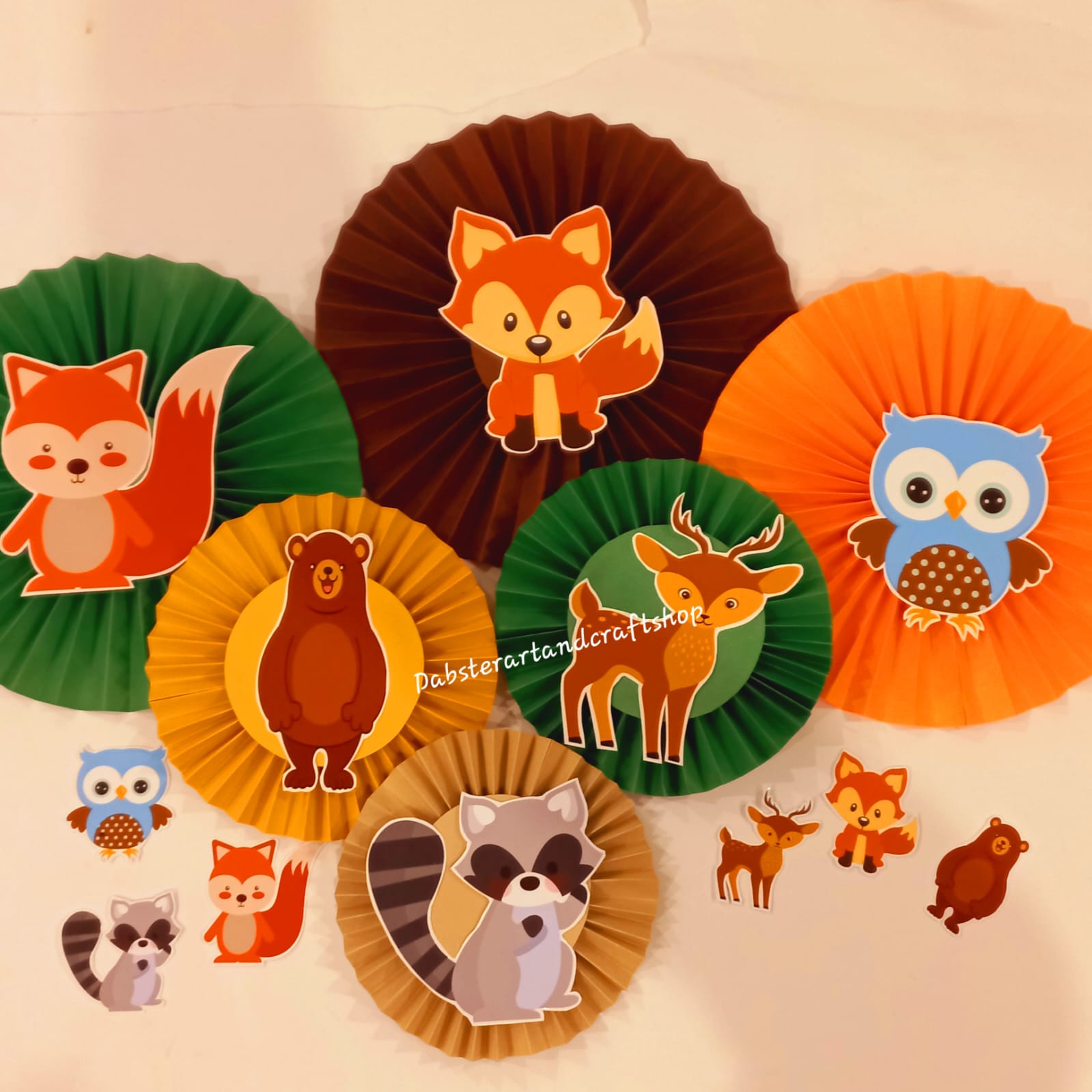 Jungle Theme Decoration/Paper Rosset Set Complete Package