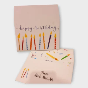Delicate  Happy Birthday Envelope/ Customized Money Envelopes/Salami Envelopes