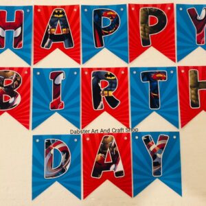 Superhero Wall Decor Party Banner