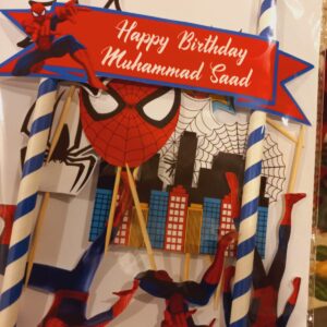 Superhero Party Topper Spiderman