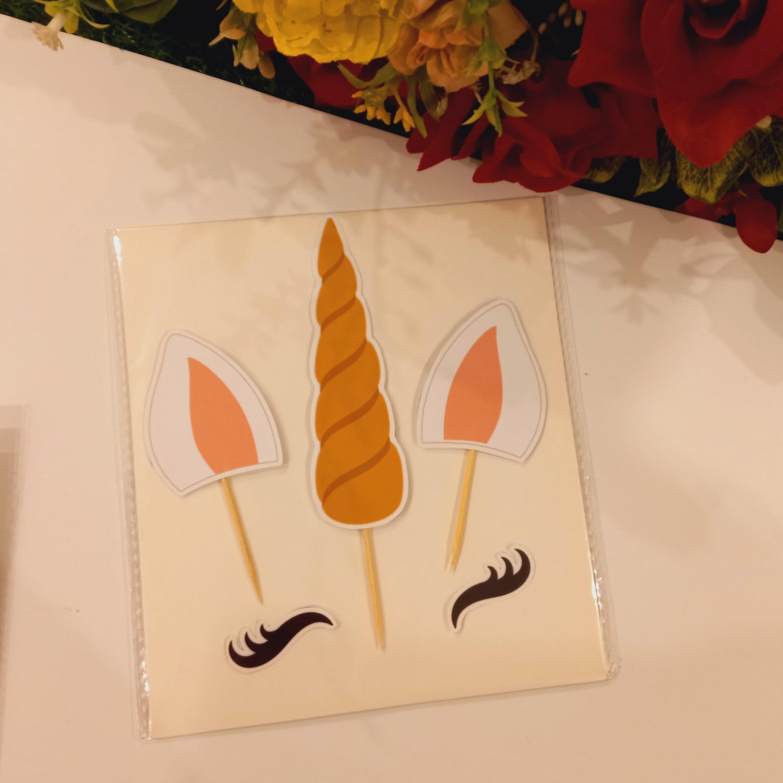 Unicorn Party Cake Topper/Printed Topper Set