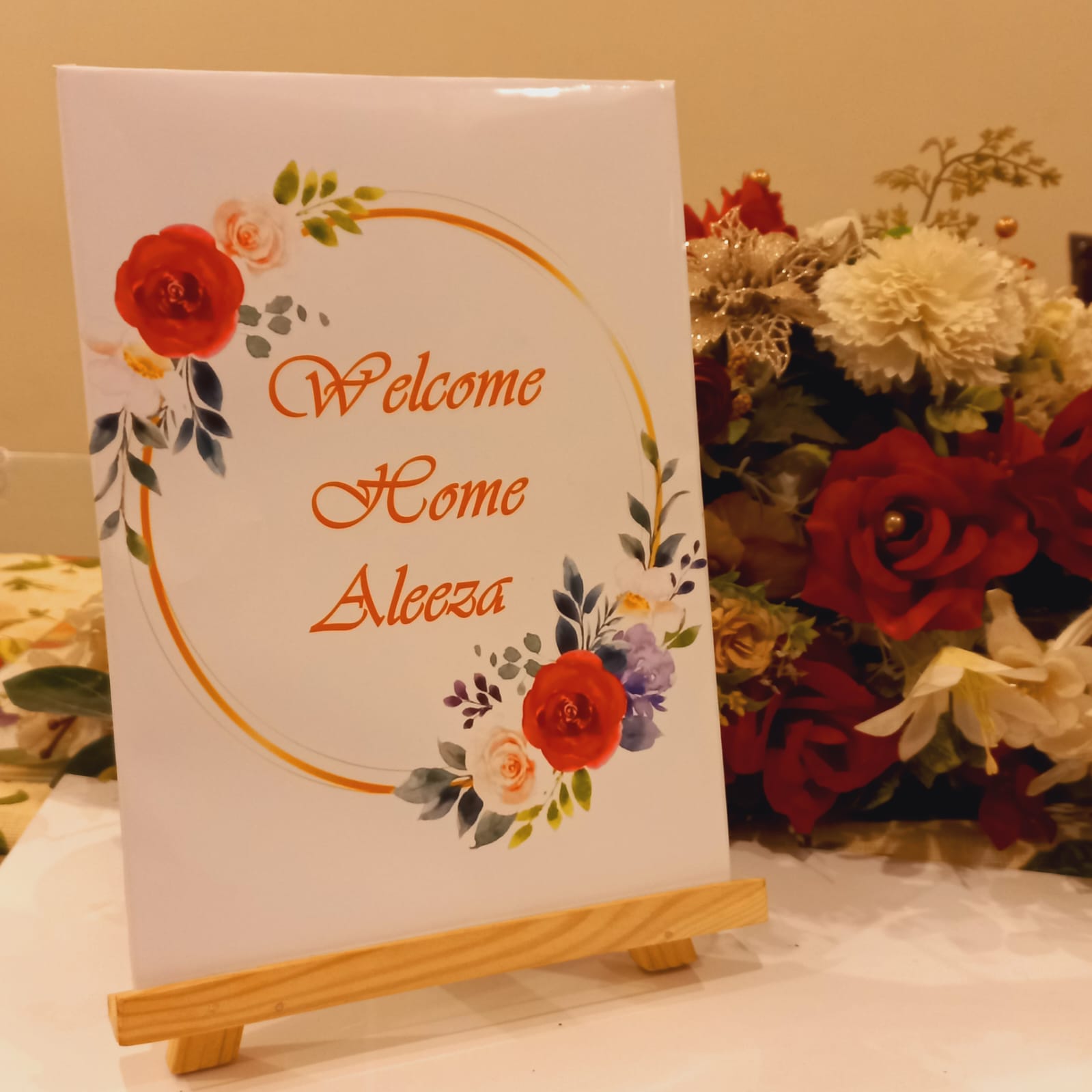 Customized Welcome Wooden Board A4/A3/Wedding Board