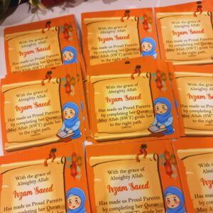 Ameen Mubarak Customized Sweet Boxes Stickers