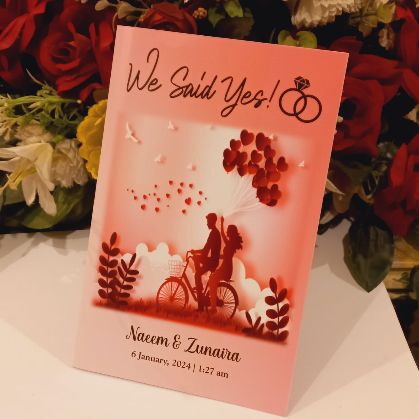 Anniversary Card with Beautiful Script