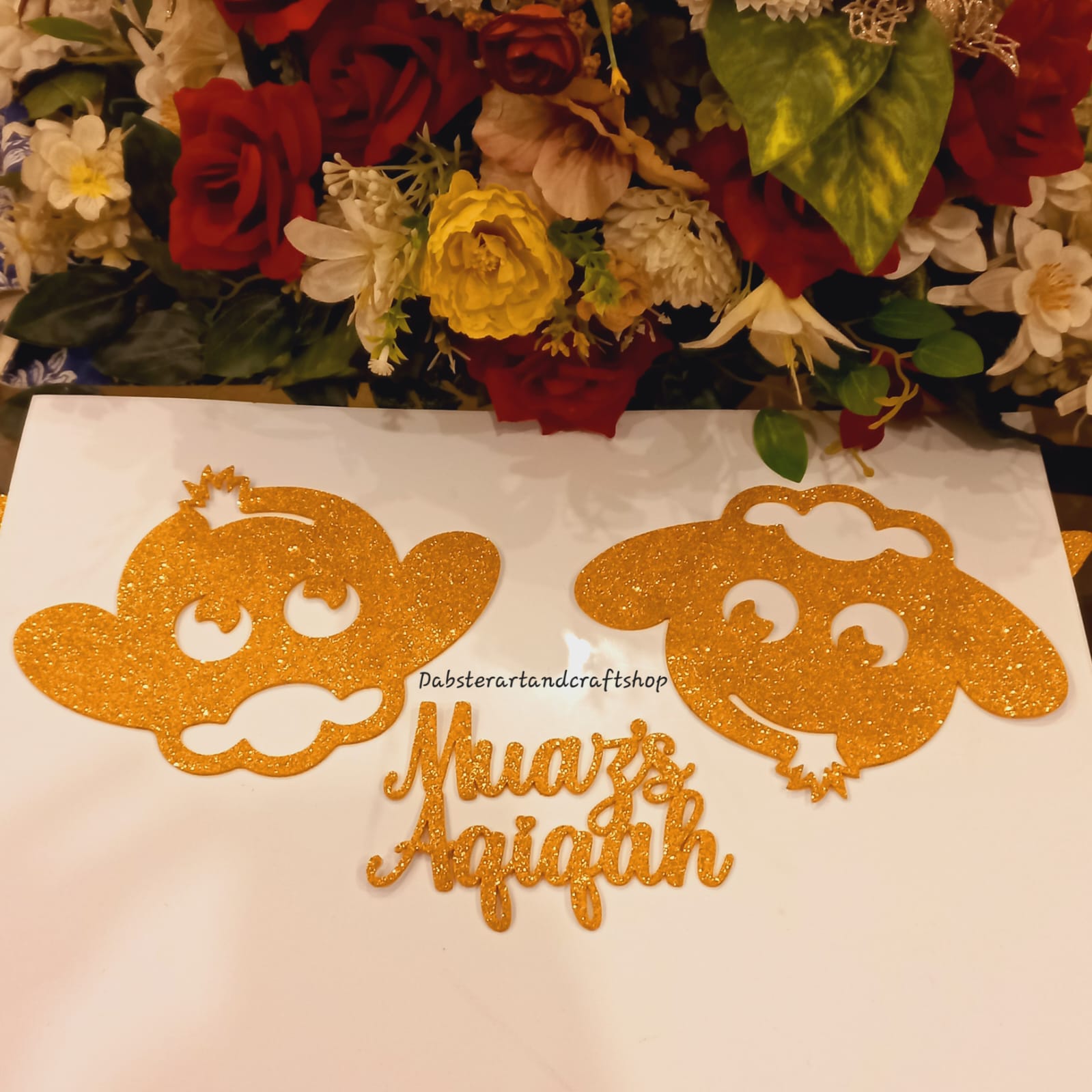 Aqeeqah Baa Shape Cutouts