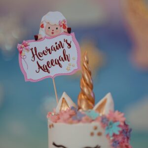 Aqeeqah Customised Cake Topper