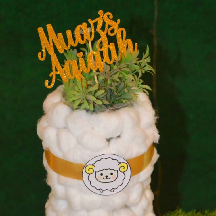 Aqeeqah Customised Cake Topper