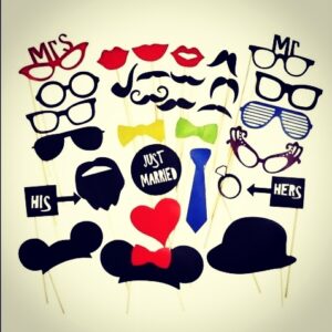 Wedding Photo Booth Prop Signs and Decorations