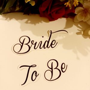 Classic Bride To be Card Cutouts