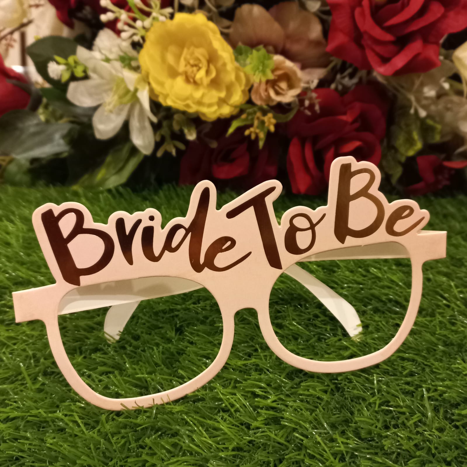 Classic Bridal Shower Bride To Be Pink Glasses Prop