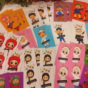 Kids Eid Tuck-in Cards For Eidi
