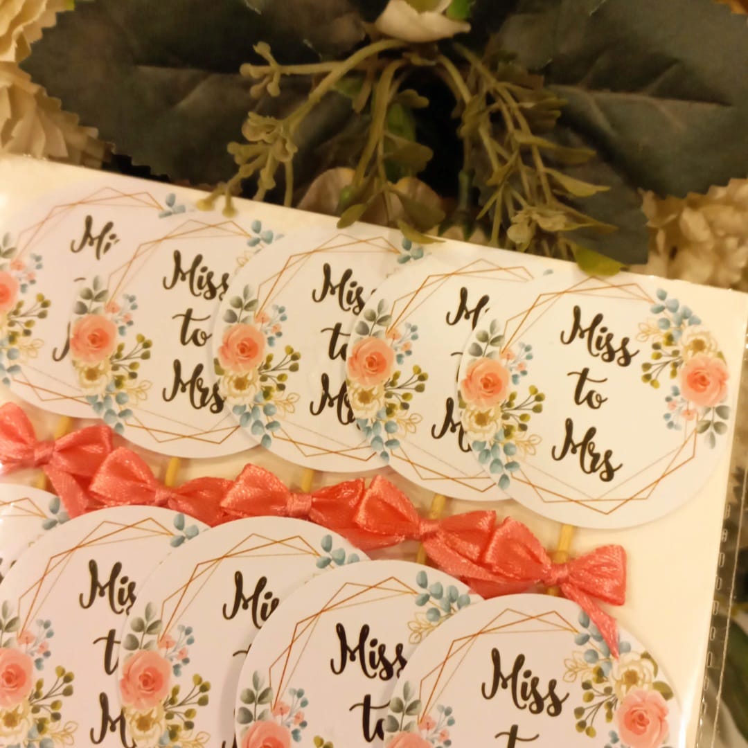 Engagement Methai Toppers/ Sweet Toppers
