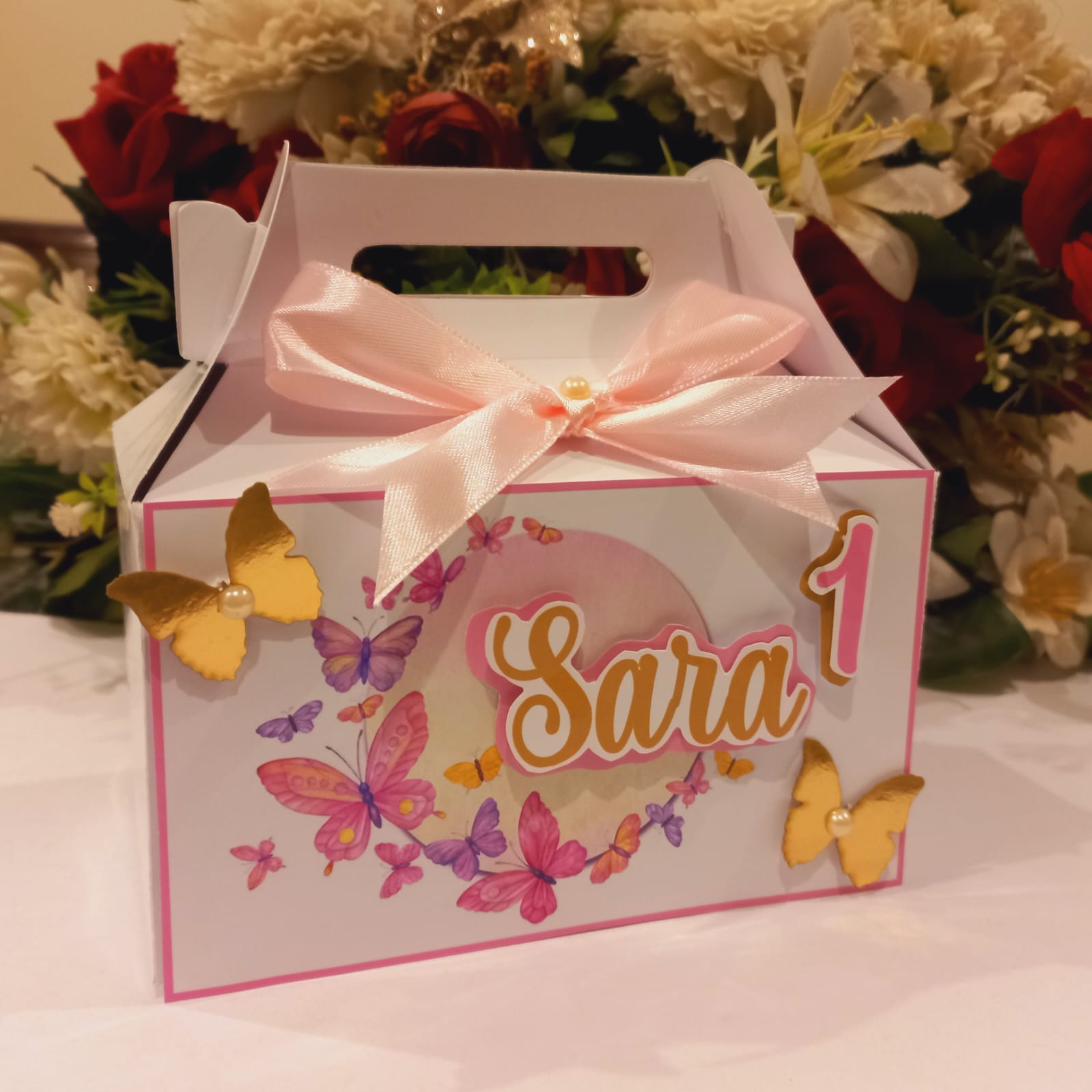 Butterfly Pastel Theme First Birthday Goodie Box