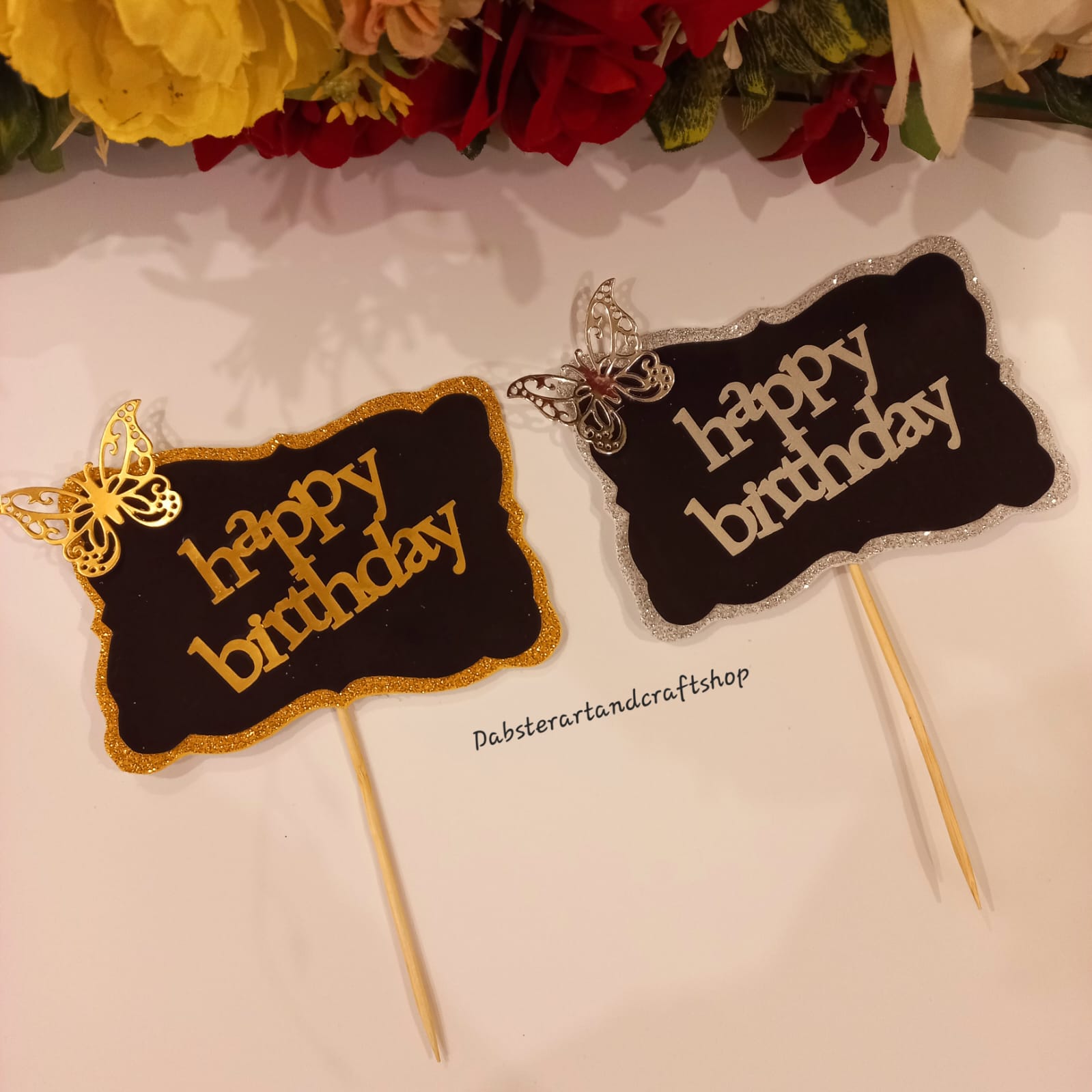 Glitter Formic Birthday Princess Topper