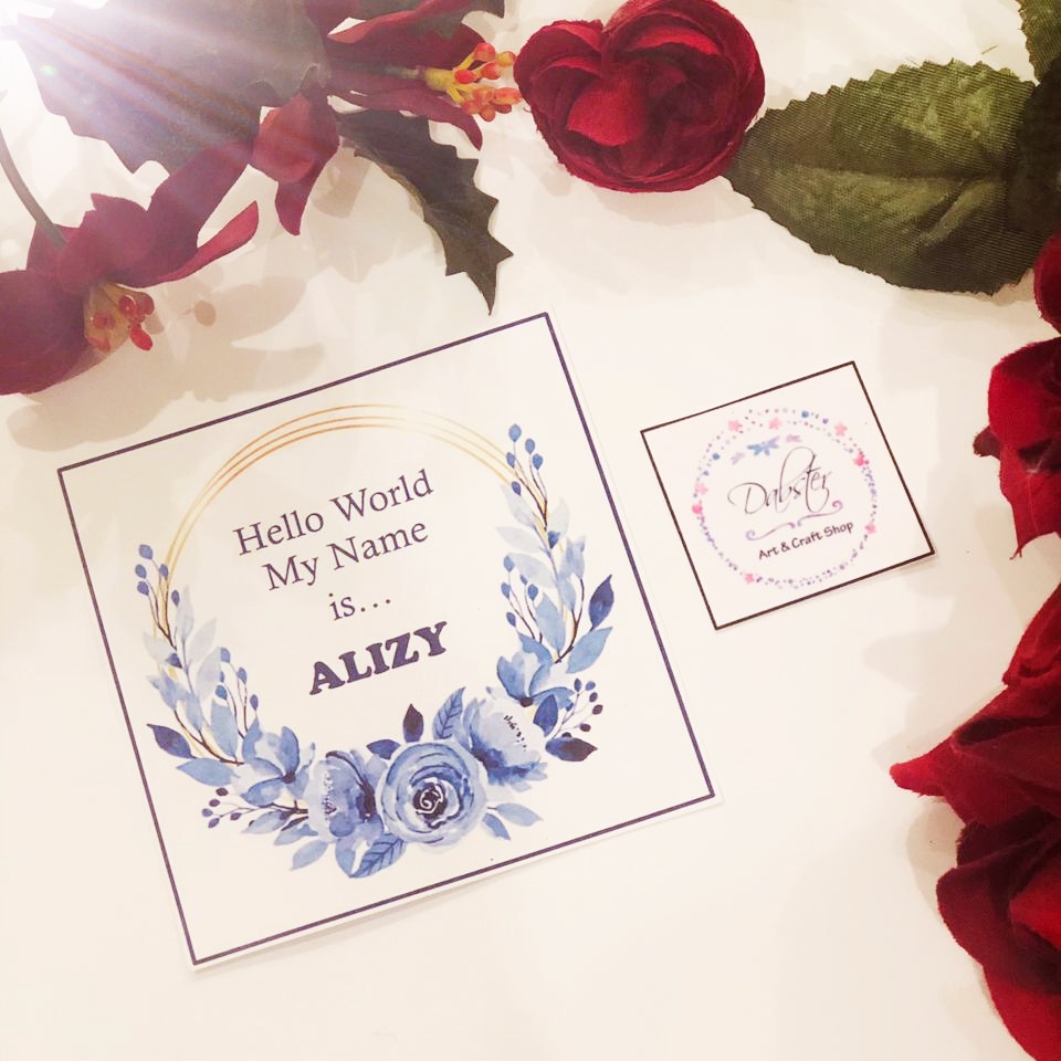 Elegant Baby Photo Shoot Cards