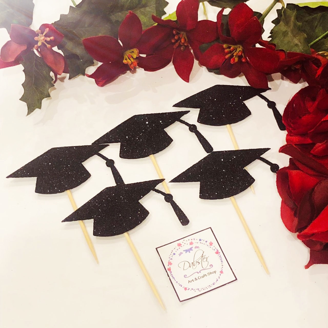 Festive Graduation Cap Toppers