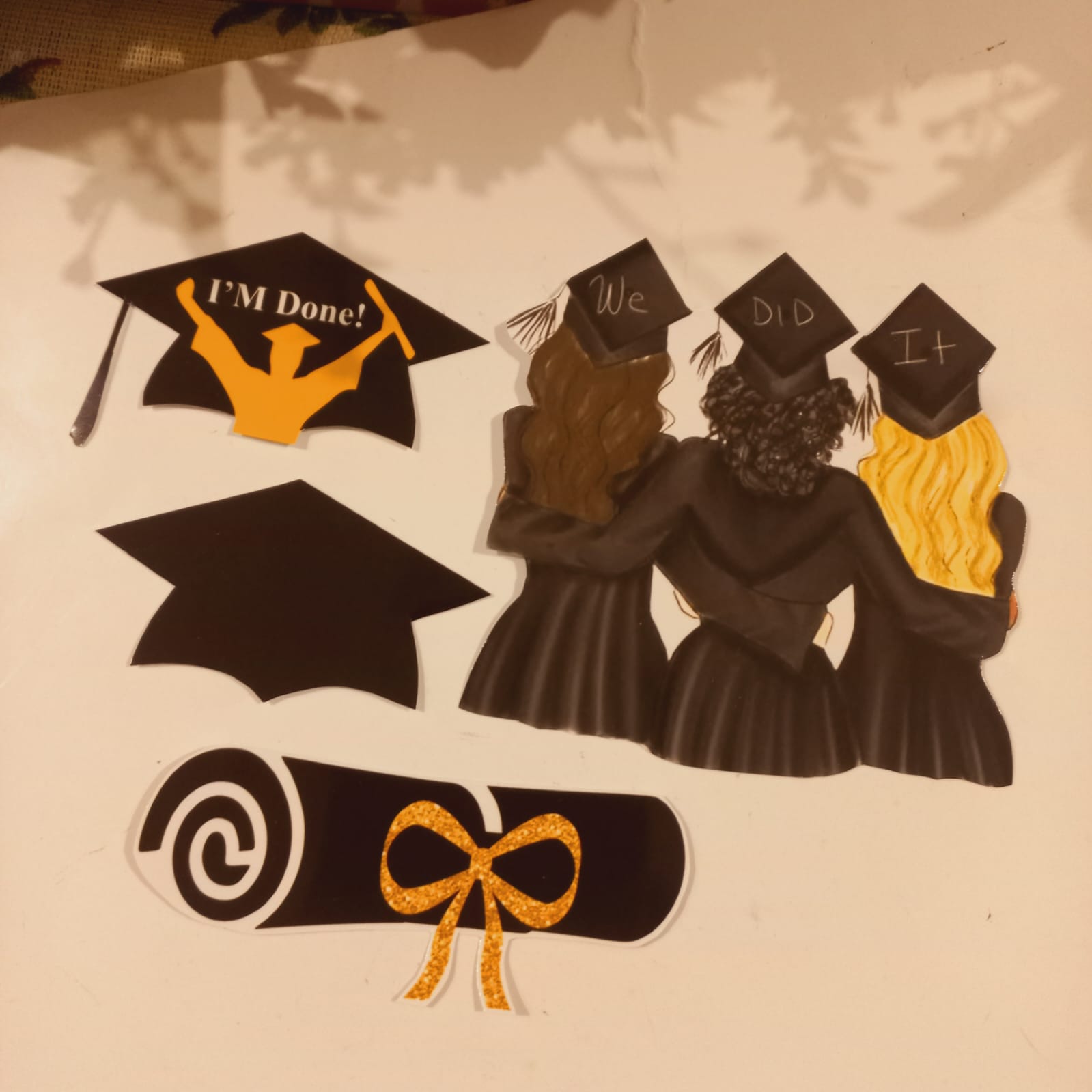 Final Year Graduation Cake Decoration Set