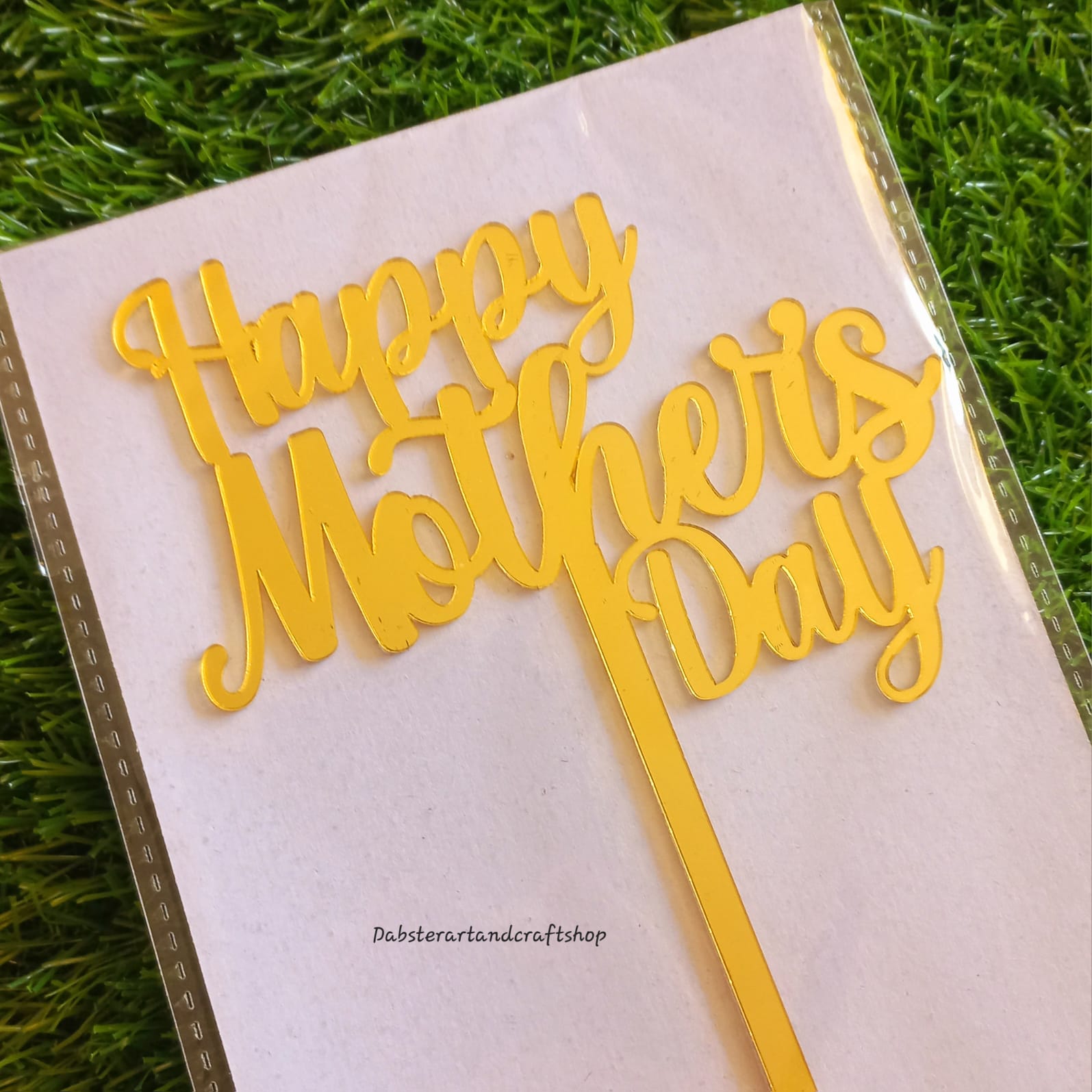 Mothers Day Acrylic Cake Topper