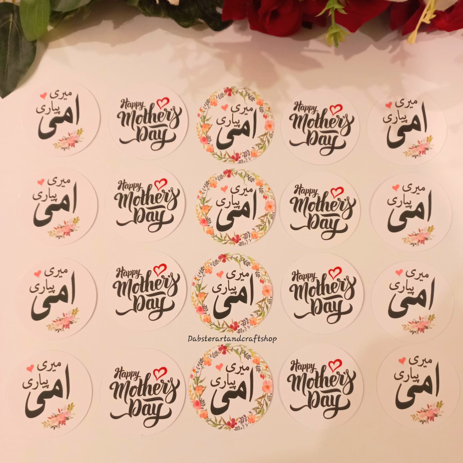 Mother's Day Round Stickers