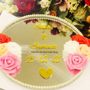 Floral Engagement Ring Tray