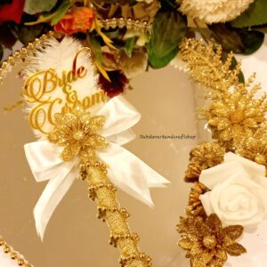 Nikkah Pen & Ring Tray/Mirror Tray