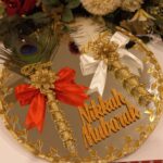 Red/Gold Customized Classic Nikkah Pens With Mirror Tray /Qabool Hai Nikkah Pens