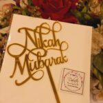 Traditional Nikkah Cake Topper/Acrylic Cake Topper