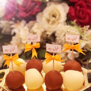 Qabool Hai Floral Methai Toppers/ Sweet Toppers