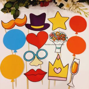 Birthday Party Photo Booth Props/Digital Props/Party Props