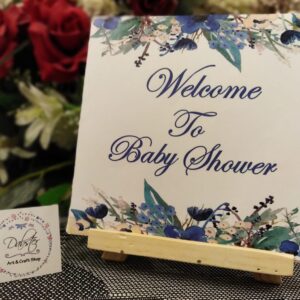 Baby Shower Welcome Wooden Board