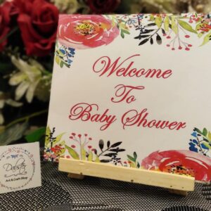 Baby Shower Welcome  Wooden Board