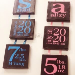 Welcome Baby Customized Wooden Wall Hangings