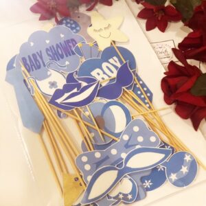 Baby Shower Blue Party Props Set
