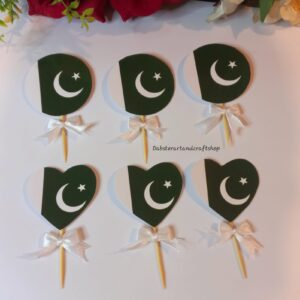Pakistan Flag Toppers/Green Flag Toppers