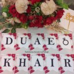 FLoral Dua-e-Khair Backdrop Banner/ Wedding Banner